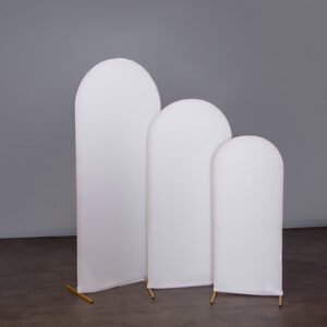 3 piece Arch backdrops with covers