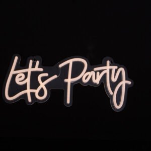 Light Up Sign — Let's Party